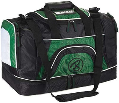 Sportsbag 52L met nat compartiment en schoenencompartiment - Zwart/Groen