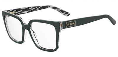 Moschino Love MOL648 Grey pattern green 54/17/140 WOMAN Brilmonturen