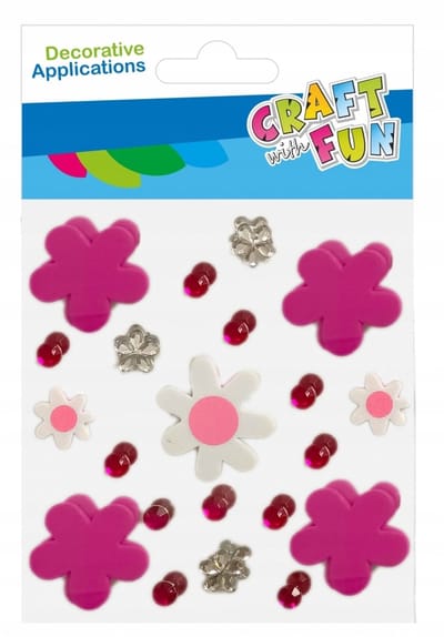 EVA Bloemen & Kristallen Zelfklevende Decoratie Stickers - Knutselen