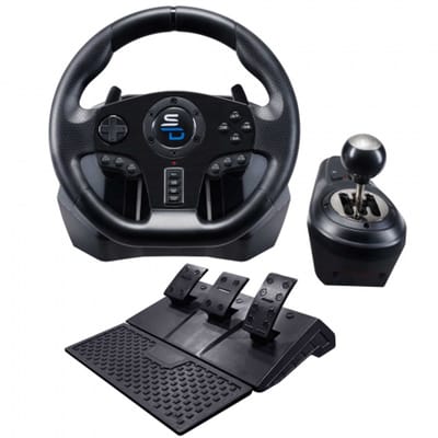 Subsonic Superdrive GS 850-X Steering Wheel - Wired Steering wheel & Pedal set - Sony PlayStation 4