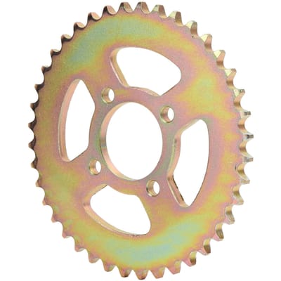 40 Tands Kettingtandwiel Voor Achter Koolstofstaal 4 Gaten 58mm Boring Tandwiel voor 530 Ketting ATV Quad Dirt beige