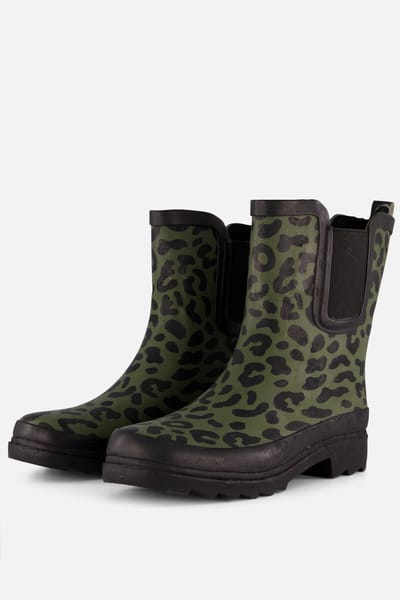 XQ Footwear Regenlaarzen groen Rubber - Maat 38