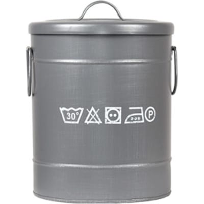 LABEL51 - Opbergdoos Wasmand - Grijs - 26x26x33cm