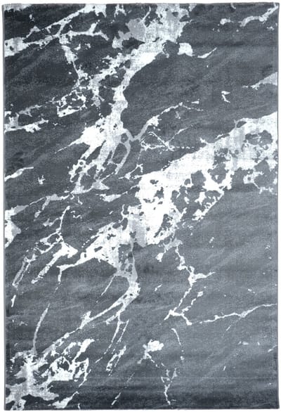 Blanca Vloerkleed – Laagpolig Vloerkleed Marmerlook – Grijs – 240x330 cm