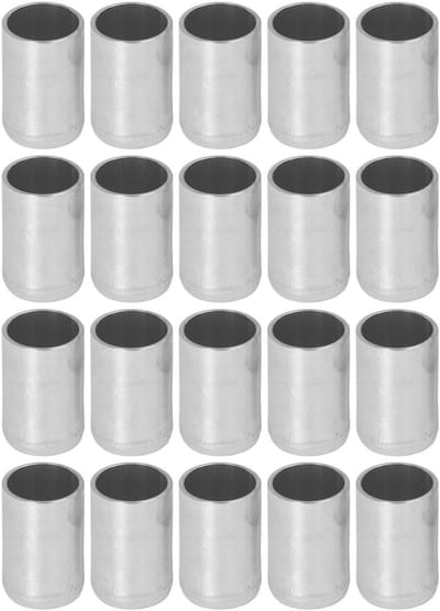 Allecto - Airconditioning Slang Fitting Sleeves - Aluminium Deksel - 20PCS - 3/8 tot 6/8 inch - Slangverbinding - Verstelbaar - Geschikt voor diver...