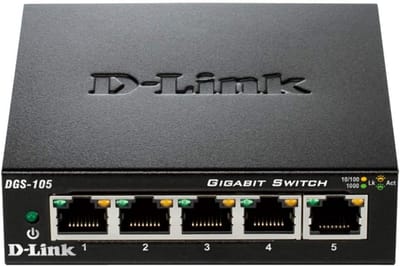 Gigabit Netwerk Switch met 5 Poorten - 10/100/1000 Mbps