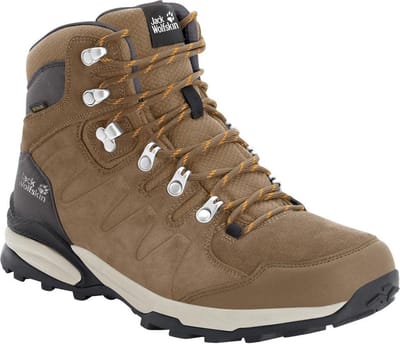 Jack Wolfskin Refugio Texapore Mid - Wandelschoenen - Dames Brown / Apricot 39.5