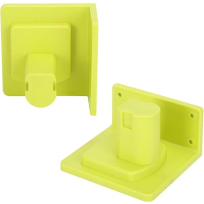2 stuks wandmontagebeugel ABS gereedschapshouder standaard ondersteuning accessoire set kit voor Ryobi One yellow