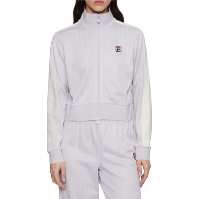 FILA Lorce Cropped Track Jacket Thistle Size: XS | Cropped Jackets Outlet | Dames |