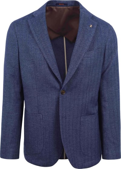 Suitable Colbert Lugano Donkerblauw - Maat 52 - Heren blazer