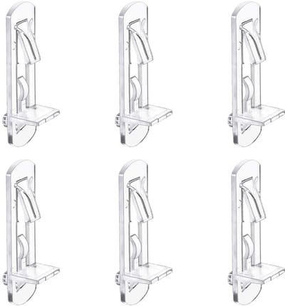 Dailygoods- Plankondersteuning Dikker Plastic - 30 Pack - Zelfsluitend - Kast Plank Pins - Ondersteuning Meubels - Geschikt voor 16mm Planken - Plankpinnen