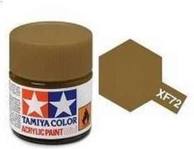 Tamiya Hobbyverf Acrylverf - XF-72 JGSDF Brown - Matt - Acryl - Verf potje - 10 ml