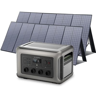 ALLPOWERS Zonnegeneratorset 3500W (R3500 + SP037 400W zonnepaneel) - R3500+2PCS SP037 400W zonnepaneel