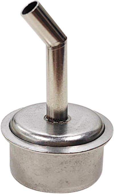 Gebogen Mondstuk Adapter - Hetelucht Mondstuk - Nauwkeurig Werken - 45 Graden Hoek - 5-10 Mm - Metaal