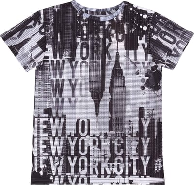 Zwart-grijs T-shirt New York