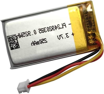 Vervangende 250mAh Batterij voor Savi 7220 en 7210, Compatibel met Sennheiser HD 250BT en Skullcandy Riff/Riff 2 Hoofdtelefoons, Ideaal voor Kantoorgebruik en Draadloze Audio