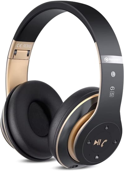 Gadgetplace Koptelefoon Draadloos - 40 uur Batterij - Bluetooth 5.3 - HiFi Geluid - Over Ear Draadloze Headset met Microfoon