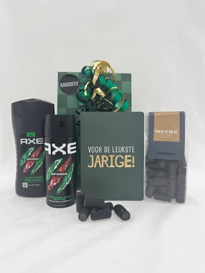 Verjaardag •Cadeaupakket Heren• Axe Africa - Cadeau voor Mannen - Perfect Gifts