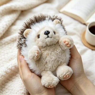 1020Cm Schattige Bruine Egel Pop Pluche Speelgoed Gevuld Cartoon Dier Pluche Knuffel Metgezel Verjaardagscadeau 10cm pendant