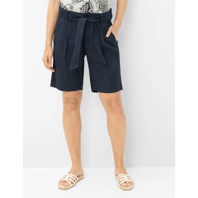 Brax Dames Bermuda  Style MAINE B NAVY, donkerblauw, maat 46