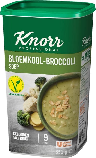Knorr | Bloemkool-Broccolisoep | 9 liter