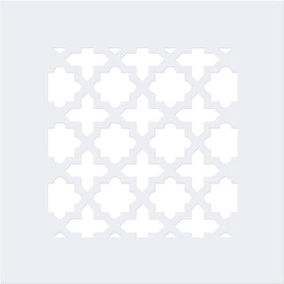 Decoratief Ventilatierooster Wandplafond Acrylglas voor 14x14 cm Kanaalopening