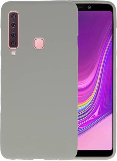 Hoesje Geschikt voor de Samsung Galaxy A9 2018 - Backcover Color Telefoonhoesje - Grijs