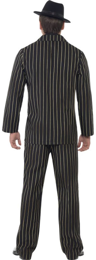 Gold Pinstripe Gangster Costume
