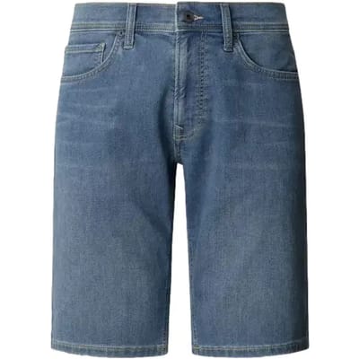 Pepe Jeans Heren Short Broeken slim Fit Blauw W 30 Volwassenen