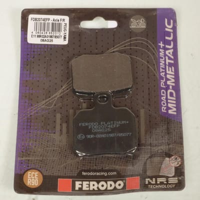 Remblokken Ferodo voor motor Ducati 888 888 1993 888S1 / achteraan / FDB2074EFP Nieuw