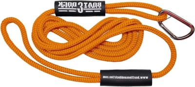 Bootwerptouw - Meertouw boot - Veilig aanleggen - Dubbel gevlochten nylon - 3 meter - Oranje