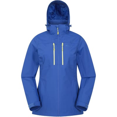 Mountain Warehouse Dames/Dames Rainforest II Extreme Waterdichte Jas (Blauw)