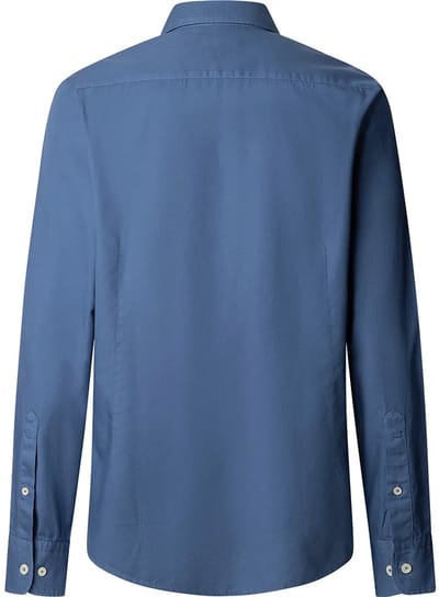 Hackett Ess Gmt Dyed Oxford Overhemd Met Lange Mouwen Blauw 2XL Man