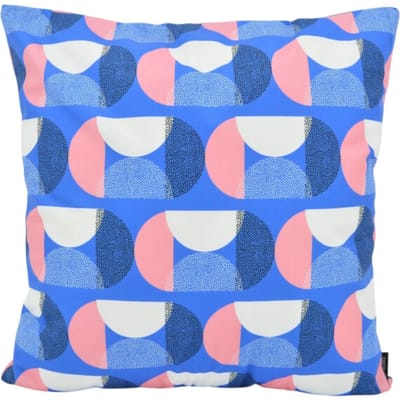 Gek op kussens! Sierkussen pink blue graphic | 45 x 45 cm | katoen/polyester
