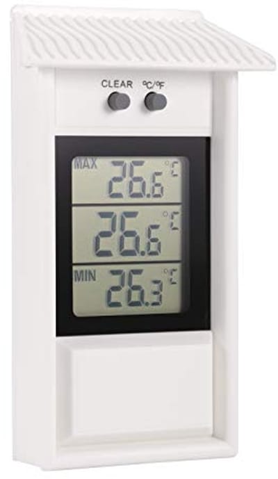 Waterproof Digital Greenhouse Thermometer with Max/Min Function -20 to 50°C