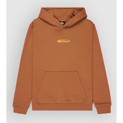 Quiksilver Globe Sweatshirt Met Rits Bruin 12 Years Jongen