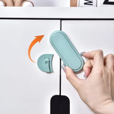5x Baby Veiligheidsslot Lade Kastdeur – Kinderbeveiliging Onzichtbaar Slot – Babyproof Deurvergrendeling & Anti Vingerbeknelling
