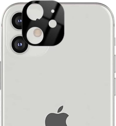 Solidenz Camera Protector - Geschikt voor Apple iPhone 12 - Zwart