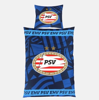 PSV Dekbedovertrek Blauw