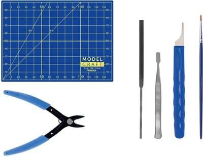 Model Craft Snijmat - PTK1006 Plastic modelbouw basis gereedschapset met Gereedschap
