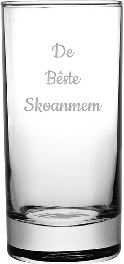 Gegraveerde longdrinkglas 28,5cl De Bêste Skoanmem