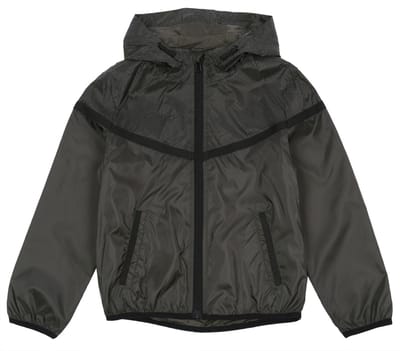 Khaki, lichtgewicht jack/ windjack