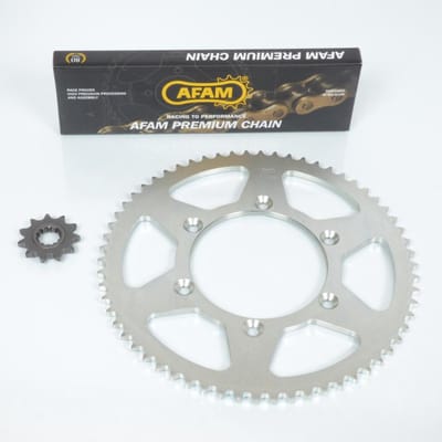 Kit chaîne Afam pour Moto CPI 50 SM POWER 2006 à 2009 Neuf
