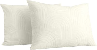 Y-NOT Kussenslopen Set - Velvet Japandi Pearl White - 60x70 cm - 2-pack - Zachte Kussenhoezen voor Comfortabele Nachtrust