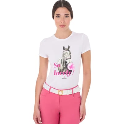 Katoenen dames-T-shirt Equestro So Lovely
