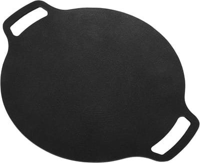 BBQ Grill Pan Koreaanse ronde koekenpan non-stick 6-laagse coating ronde braadpan voor binnen en buiten (36 cm)