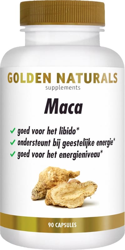 Golden Naturals Maca (90 veganistische capsules)