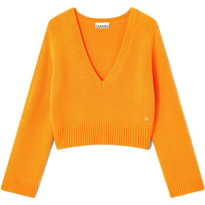 Ganni Overhemden oranje