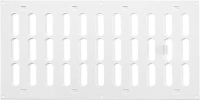 Europlast Metalen rooster verstelbaar 400x200 wit - MR4020R - RAL9016