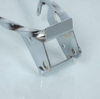 RSM-middenstandaard voor Peugeot 50 103-bromfiets, gedraaid chroom, 26,5 cm, nieuw